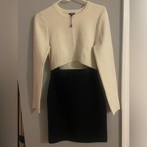 Express Cream Sweater Top